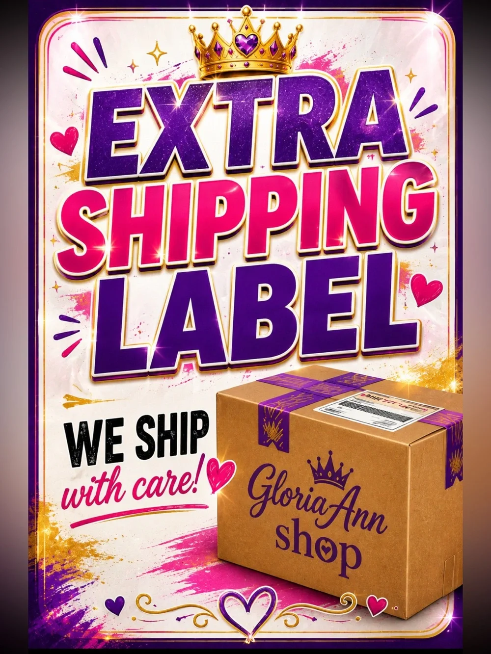 Extra Shipping Label -